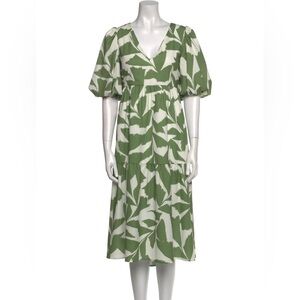 CROSBY by Mollie Burch Brawley Everglades Green Midi Dress